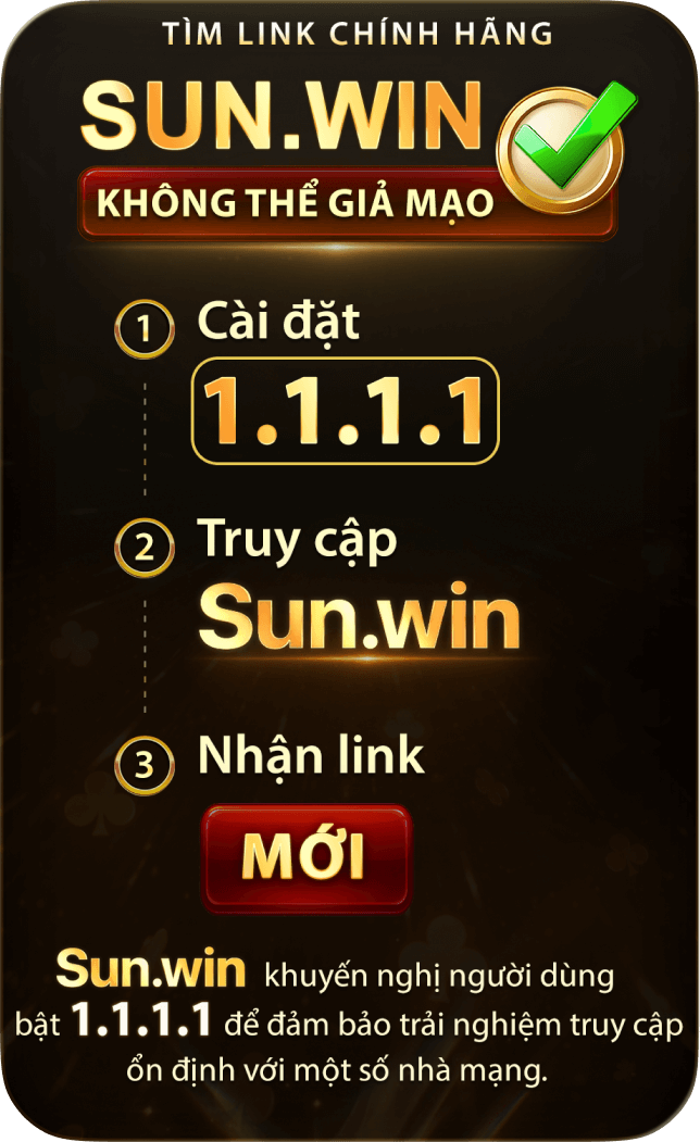 Hướng dẫn truy cập Sun.win với 1.1.1.1